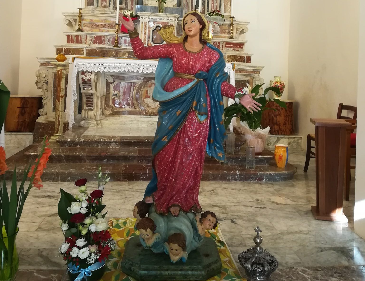 La Madonna Assunta torna in parrocchia a Cardeto
