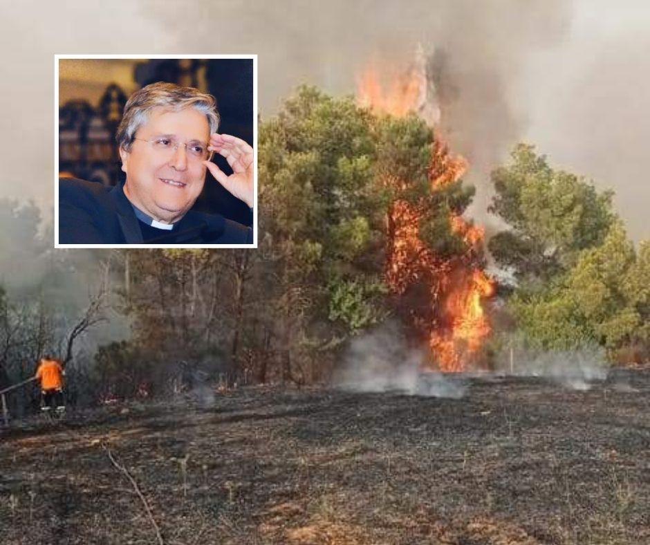 La denuncia di Savino sugli incendi in Calabria
