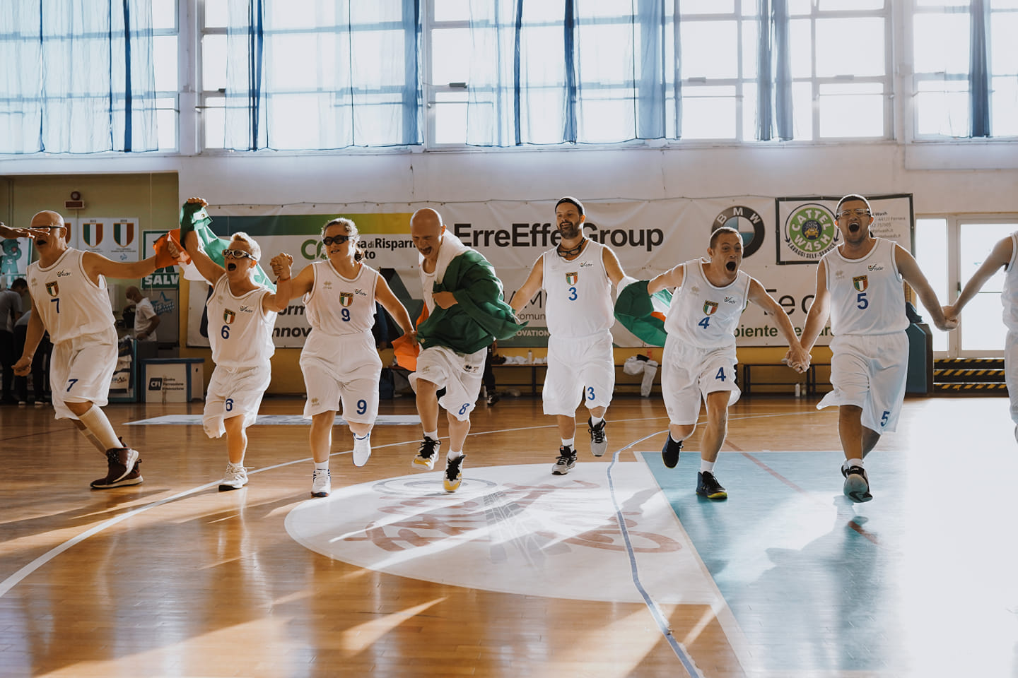 Gli azzurri Down del basket