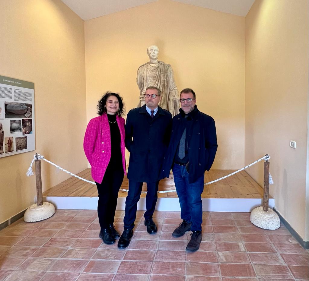 Osanna in visita al Museo di Locri