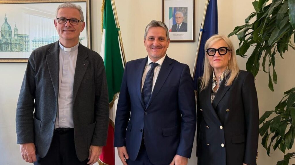 Alberto Barachini con Chiara Genisio e Stefano Stimamiglio