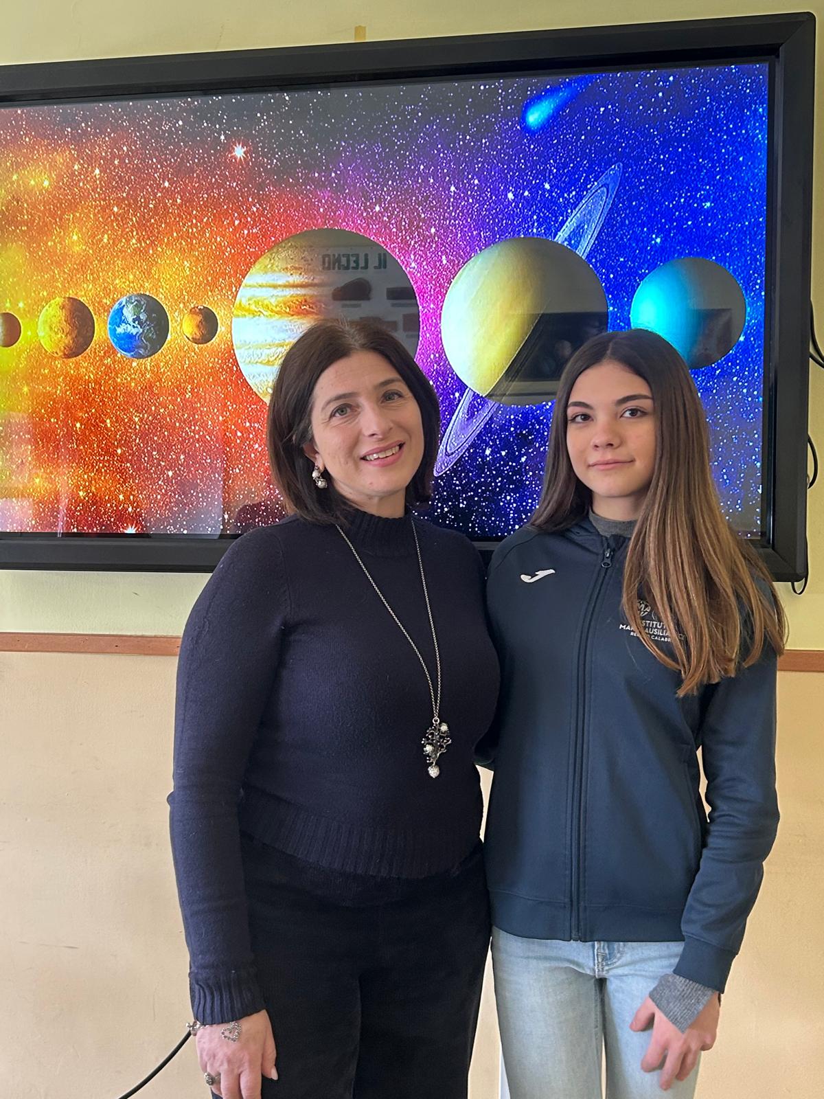 Campionati italiani di astronomia, Greta Cucè istituto Maria Ausiliatrice