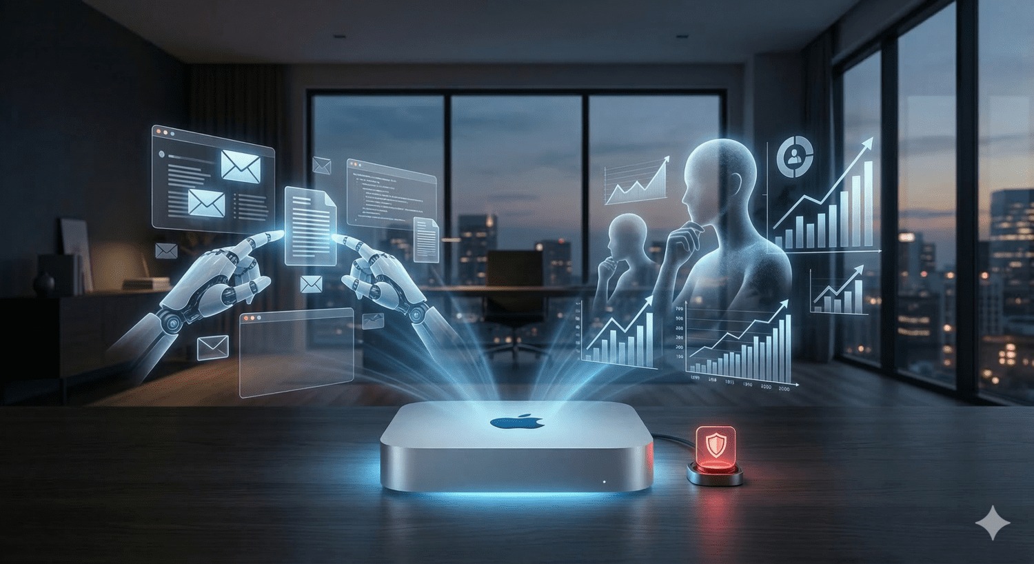 Intelligenza artificiale Mac mini