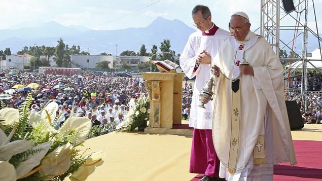 papa francesco in Calabria e