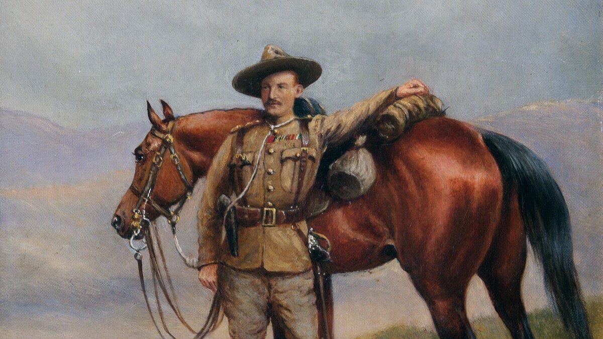 Robert Baden Powell in uniform of the South African Constabulary Wikicommons