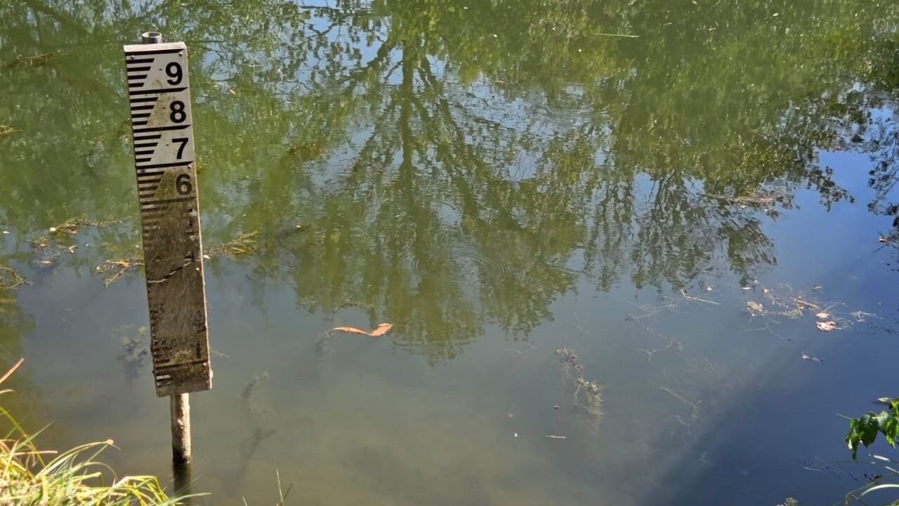 Il livello del fiume Tamigi nel mese di agosto