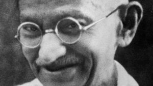 Portrait Gandhi Wikicommons