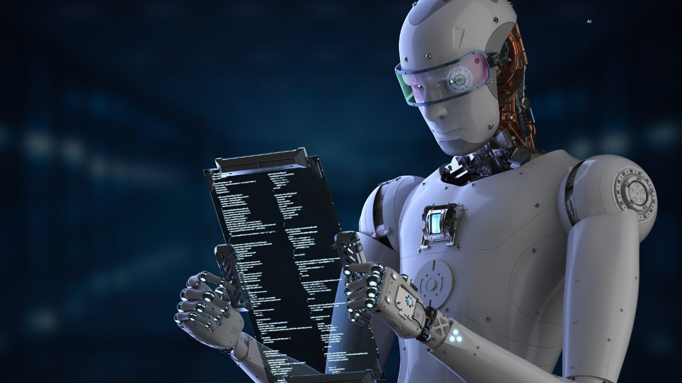 ai robot che scrive