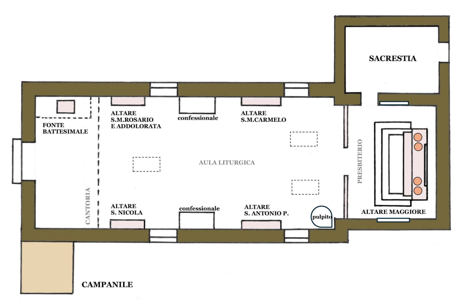 plan chiesa Laganadi
