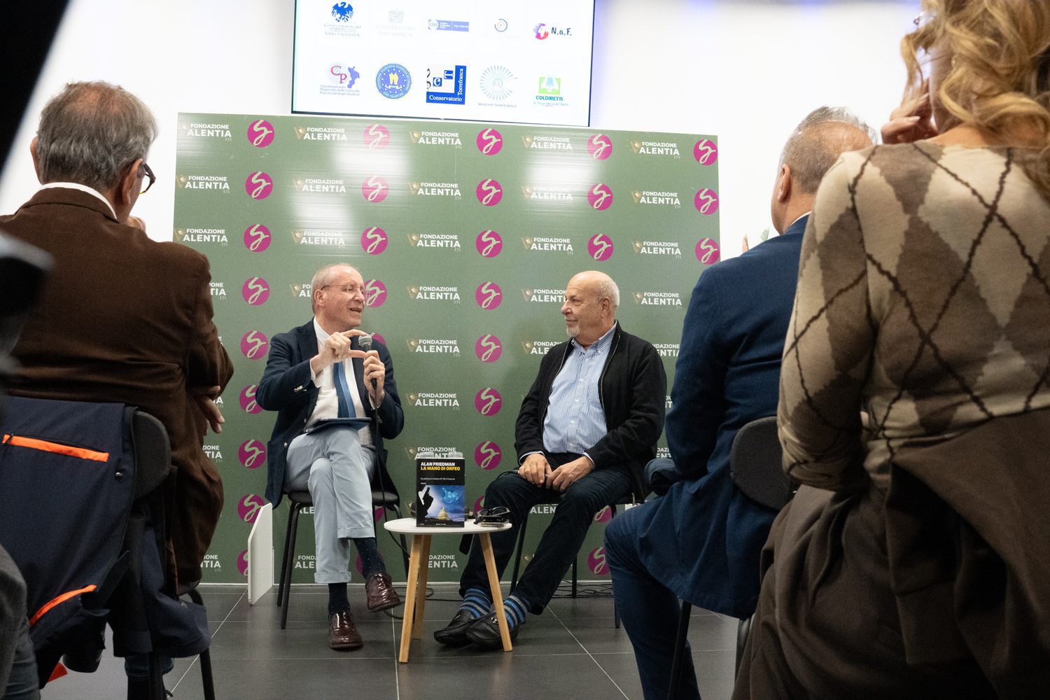 Alan Friedman Valentia in Fest incontro
