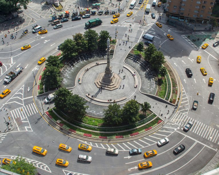 Columbus Circle in New York City